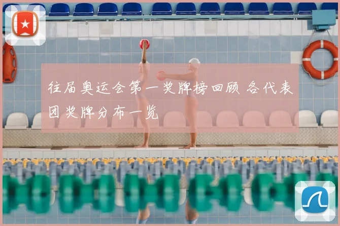 往届奥运会第一奖牌榜回顾 各代表团奖牌分布一览
